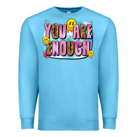 Ocean Blue you are enough Premium Sweatshirt - JahusDesignShop