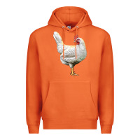 Carrot leghorn chicken Premium Hoodie - LillyAllenDesigns