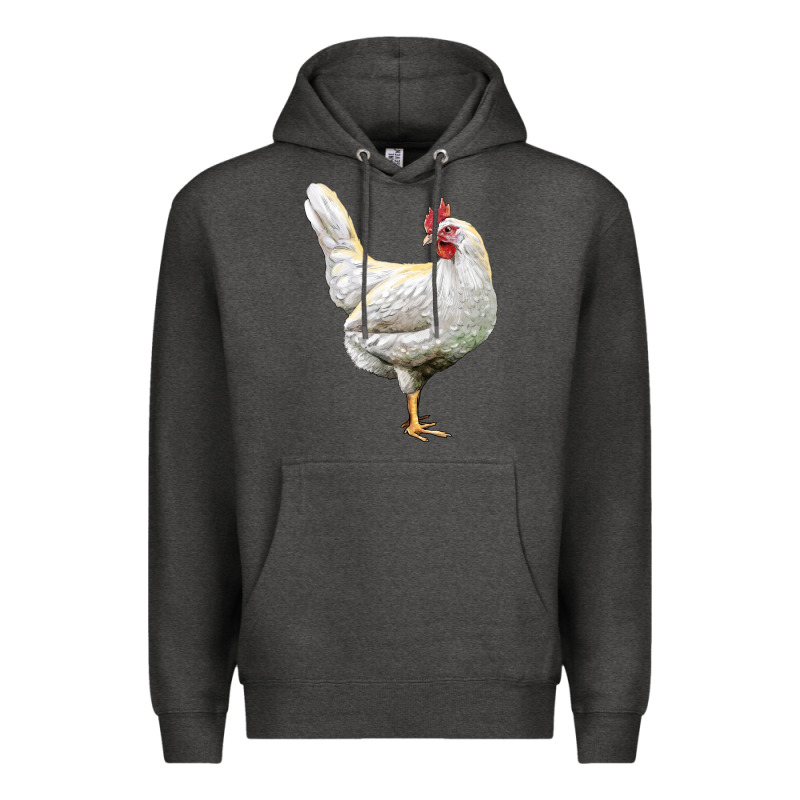 Leghorn Chicken Premium Hoodie by LillyAllenDesigns | Teevron
