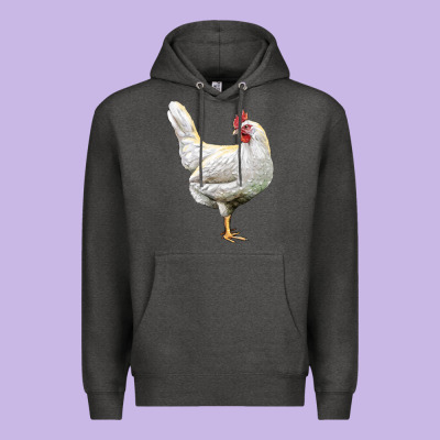 Leghorn Chicken Premium Hoodie Designed By Lillyallendesigns