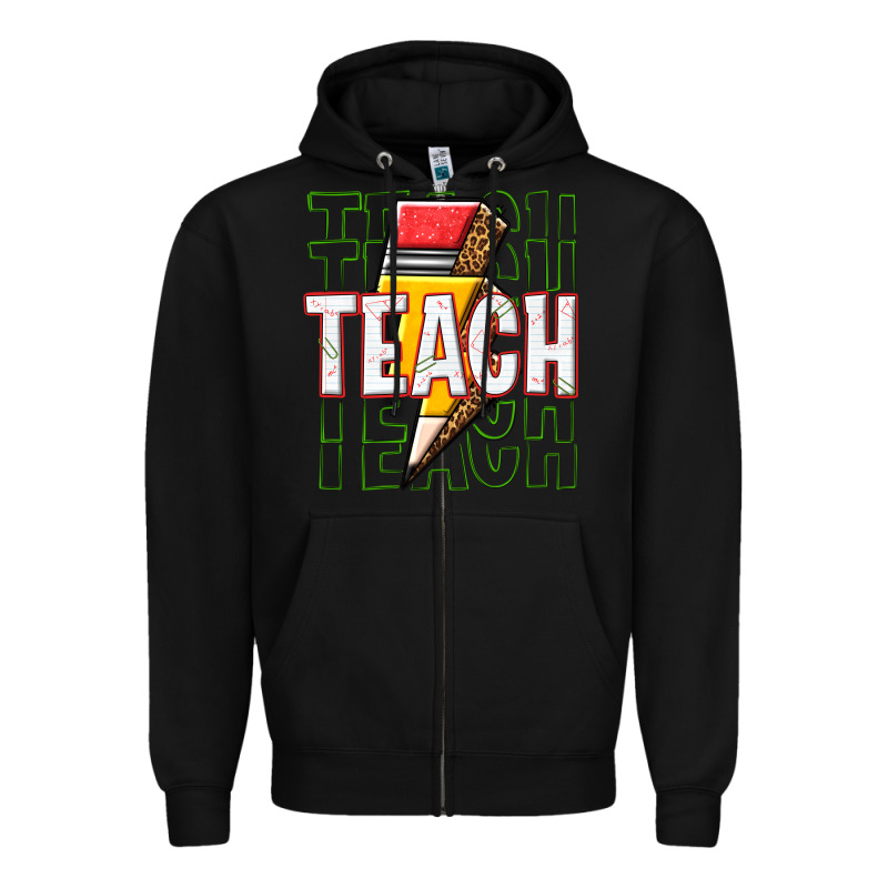 Teach Zipper Hoodie by texasbilliewilder | Teevron