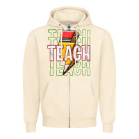 Sandshell teach Zipper Hoodie - texasbilliewilder