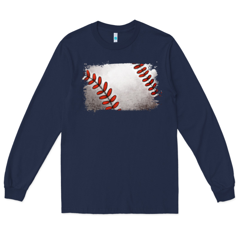 Baseball Brushstroke Long Sleeve Tee by RanaPortraitStore | Teevron