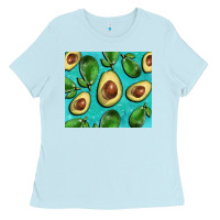 Baby Blue avacadoblue tumbler Ladies Tee - BarkalooDesign