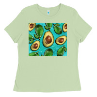 Matcha avacadoblue tumbler Ladies Tee - BarkalooDesign