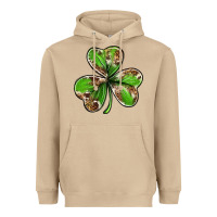 Mushroom Cowhide leopard shamrock 4th of july Heavyweight Hoodie - Neo Western