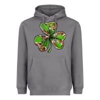 Storm Cowhide leopard shamrock 4th of july Heavyweight Hoodie - Neo Western