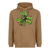 Toasted Coconut Cowhide leopard shamrock 4th of july Heavyweight Hoodie - Neo Western