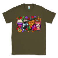 Army Green day of the dead coffee cups Classic Tee - Zillion Design Studio