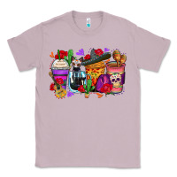 Lilac day of the dead coffee cups Classic Tee - Zillion Design Studio