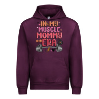 Mauve Wine in my muscle mommy era Urban Hoodie - MaliasSmallBusiness