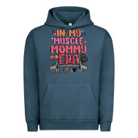 Pigment Midnight Navy in my muscle mommy era Urban Hoodie - MaliasSmallBusiness