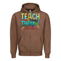 Chestnut teach them to be kind Zipper Hoodie - texasbilliewilder