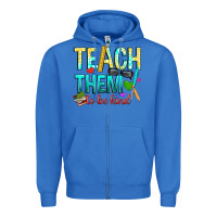 True Royal teach them to be kind Zipper Hoodie - texasbilliewilder