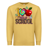Antique Gold 100 days of school Premium Sweatshirt - AdoDesignShop