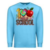 Ocean Blue 100 days of school Premium Sweatshirt - AdoDesignShop