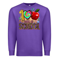 Purple 100 days of school Premium Sweatshirt - AdoDesignShop