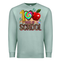 Seafoam 100 days of school Premium Sweatshirt - AdoDesignShop