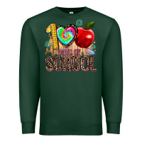 Sports Green 100 days of school Premium Sweatshirt - AdoDesignShop