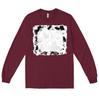 Burgundy black and white cowhide frames Long Sleeve Tee - RanaPortraitStore
