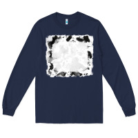 Navy black and white cowhide frames Long Sleeve Tee - RanaPortraitStore