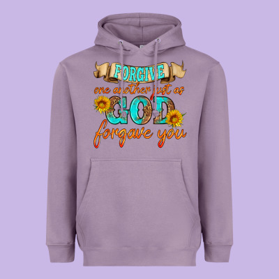 Forgive One Another Just As God Forgave You Heavyweight Hoodie Designed By Hra Design Shop