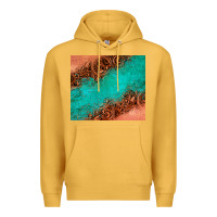 Mustard leather turquoise glitter tumbler Premium Hoodie - Jasminsmagicworld