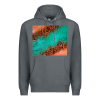 Rock leather turquoise glitter tumbler Premium Hoodie - Jasminsmagicworld