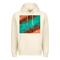 Sandshell leather turquoise glitter tumbler Premium Hoodie - Jasminsmagicworld