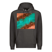 Smoke leather turquoise glitter tumbler Premium Hoodie - Jasminsmagicworld