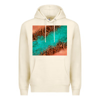 Tofu leather turquoise glitter tumbler Premium Hoodie - Jasminsmagicworld