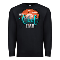 Black the cool dad Premium Sweatshirt - AdoDesignShop