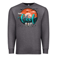 Charcoal Heather the cool dad Premium Sweatshirt - AdoDesignShop