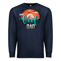 Navy the cool dad Premium Sweatshirt - AdoDesignShop