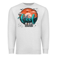 Oatmeal Heather the cool dad Premium Sweatshirt - AdoDesignShop