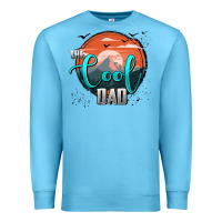 Ocean Blue the cool dad Premium Sweatshirt - AdoDesignShop