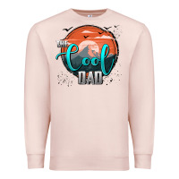 Pale Pink the cool dad Premium Sweatshirt - AdoDesignShop