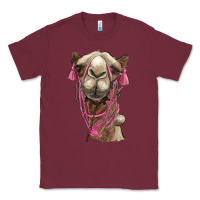 Burgundy camel Classic Tee - BarkalooDesign