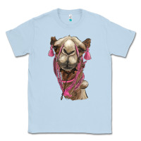 Dusty Blue camel Classic Tee - BarkalooDesign