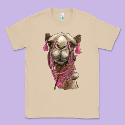 Camel Classic Tee Designed By Barkaloodesign