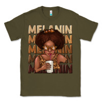 Army Green melanin kid Classic Tee - texasbilliewilder