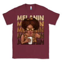 Burgundy melanin kid Classic Tee - texasbilliewilder