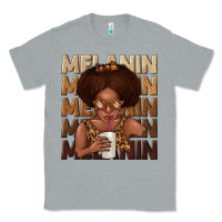 Heather Grey melanin kid Classic Tee - texasbilliewilder