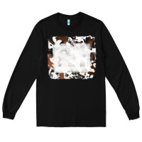 Black black and brown cowhide Long Sleeve Tee - RanaPortraitStore