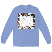 Colony Blue black and brown cowhide Long Sleeve Tee - RanaPortraitStore