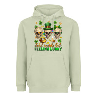 Matcha Dead inside but feeling lucky st. patricks day Heavyweight Hoodie - Neo Western