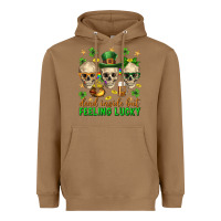 Toasted Coconut Dead inside but feeling lucky st. patricks day Heavyweight Hoodie - Neo Western