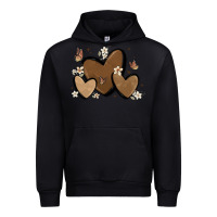 Black melanin hearts Urban Hoodie - MaliasSmallBusiness