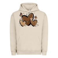 Pigment French Oak melanin hearts Urban Hoodie - MaliasSmallBusiness