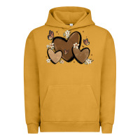 Pigment Peanut Butter melanin hearts Urban Hoodie - MaliasSmallBusiness